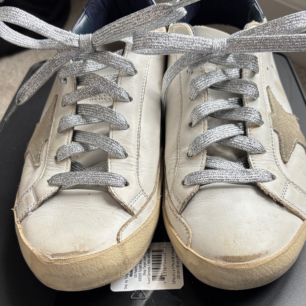 Golden Goose Super-Star White Sneakers - Picture 16 of 16